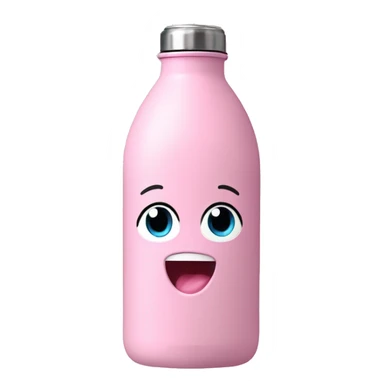 baby pink owala water bottle sticker