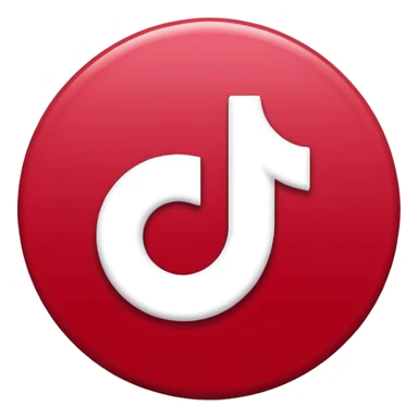 Tik tok logo sticker