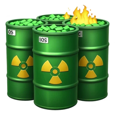 nuclear waste sticker