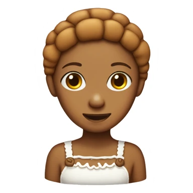 Cute girl gingerbread cookie  sticker