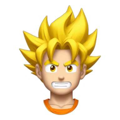 Goku supersayan sticker