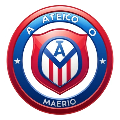 Atletico madrid club logo sticker