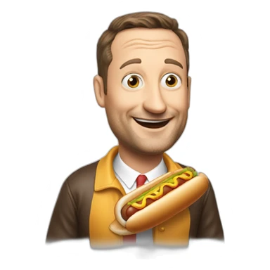 Tim Robinson hot dog sticker