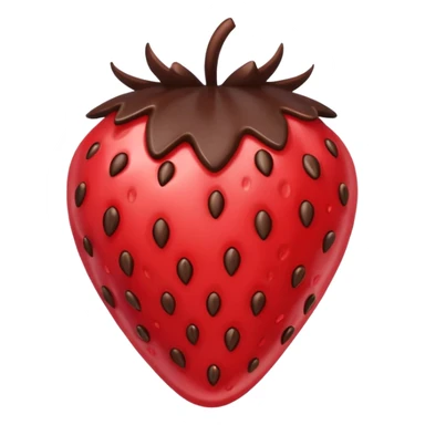 chocolate covered strawberry sticker