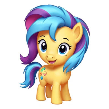 My little pony emoji sticker