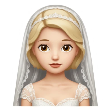 girl wedding girl sticker