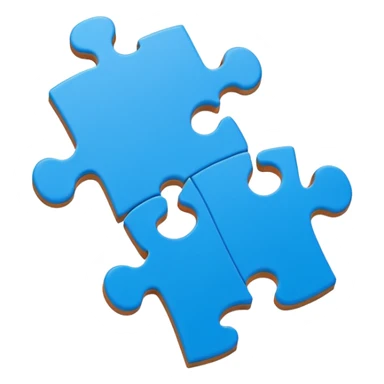 single jigsaw puzzle piece sticker