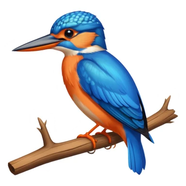 Kingfisher emoji sticker