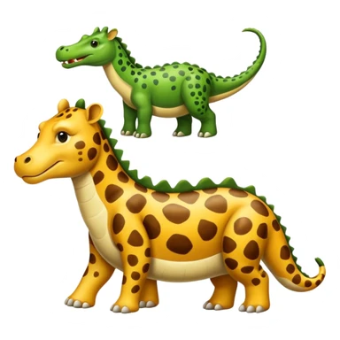Make an imagine of an animal that has a mix of a giraffe, hippopotamus, crocodile and a jaguar  sticker