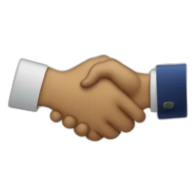 biden and trump shaking hands sticker