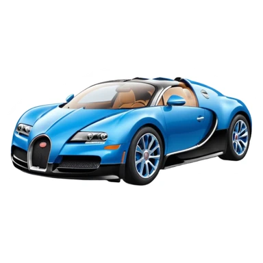bugati car sticker