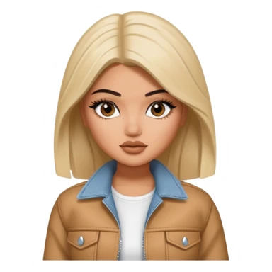 kylie jenner as pretty bratz baddie sticker