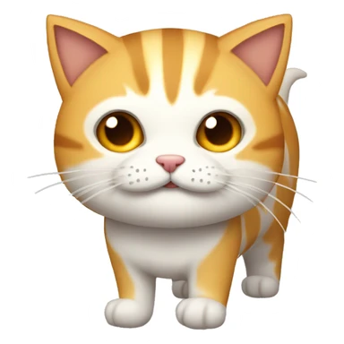 Gato bonito con corona enojado  sticker