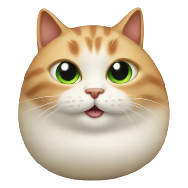 cat with an onion body sticker