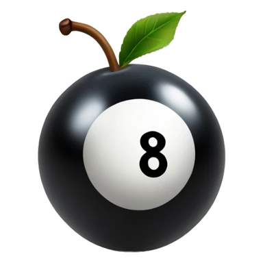 8 ball cherries sticker