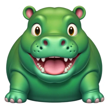 hungry hippo sticker