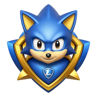 super sonic legend rank from the game rocket league the logo for it  sticker