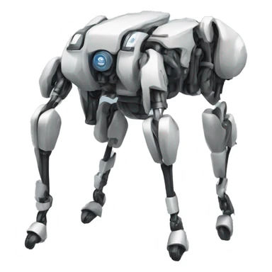 quadruped robot with 4 legs (each leg 3 degree of freedom)  sticker