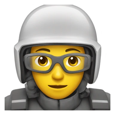 person with safety helmet like sticker