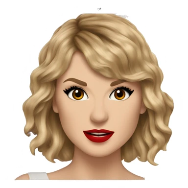 Taylor swift with a music album that says “REP TV” sticker