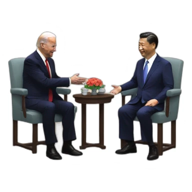 joe biden meeting xi jinping sticker
