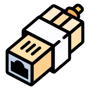 Network connector sticker