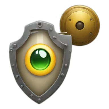 Monitoring, Shield, Eye Randomize sticker