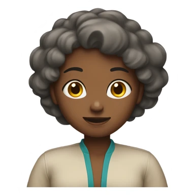 Naomi with a am sticker