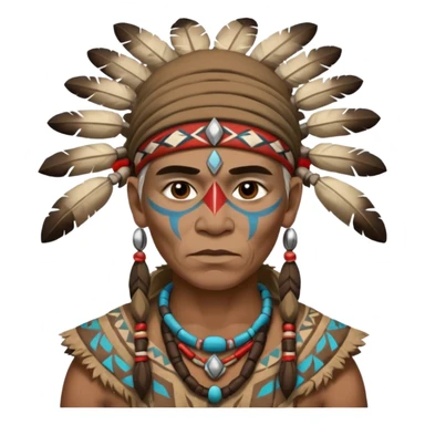 A tribal shaman sticker