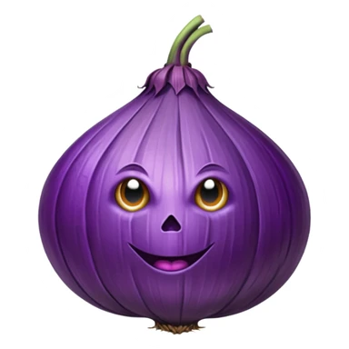 dried purple onion sticker