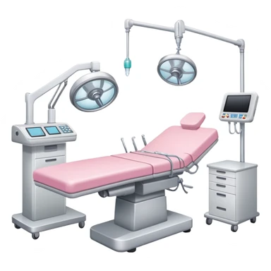 light pink operation room sticker