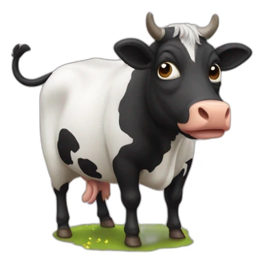 Mouche sur vache sticker