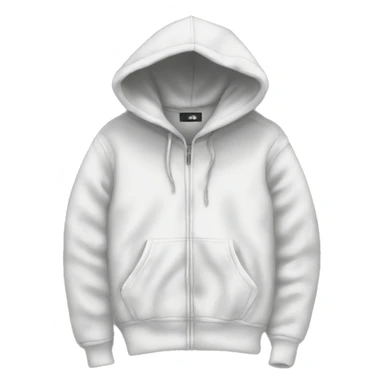 White Stussy hoodie sticker