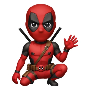 dogpool from Deadpool & Wolverine movie sticker
