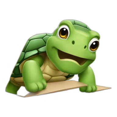 Tortue qui boxen sticker