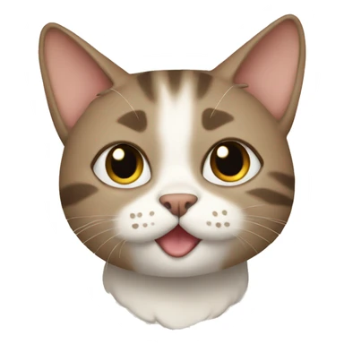 Cat with pita sticker