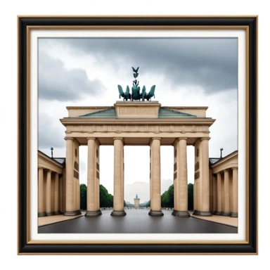 brandenburg gate sticker