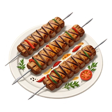 Turkish kebab sticker