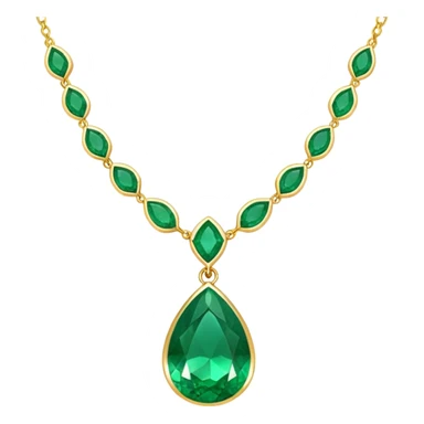 green necklace  sticker