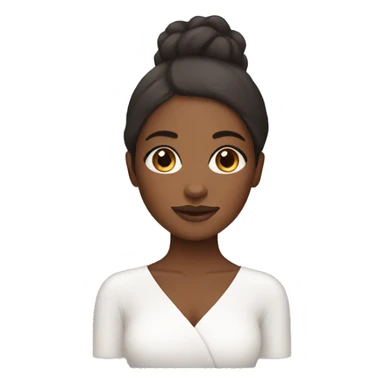 skincare brown girl sticker