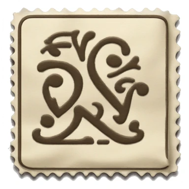 A singular Stamp is a small piece of paper or adhesive material used as evidence of payment for postage, often decorative sticker