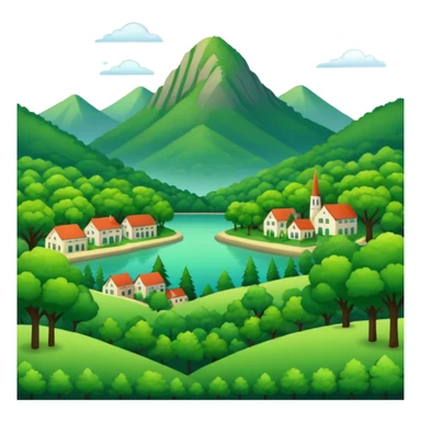 In our hometown, there’s plenty of trees sticker