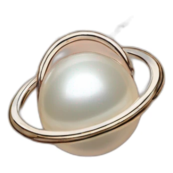 A pearl vivienne westwood saturn necklace sticker