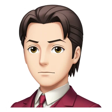 Ace Attorney Miles Edgeworth sticker