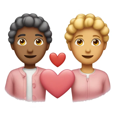 Symbols-Hearts-couple-coloured-pastel-shade sticker