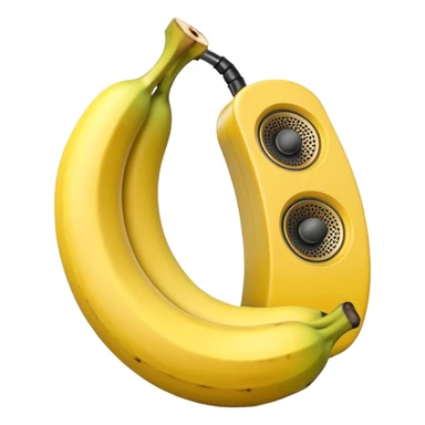 banana speakers sticker