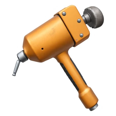 Pneumatic hammer swinging dust cloud around it sticker