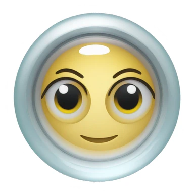 case for clear contact lens sticker