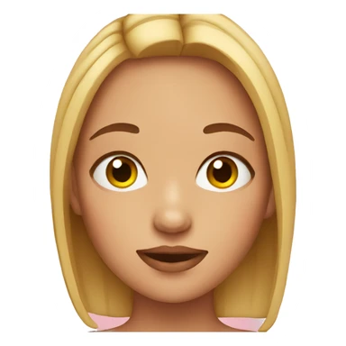 girl with acne sticker