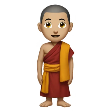 tibetan monk sticker